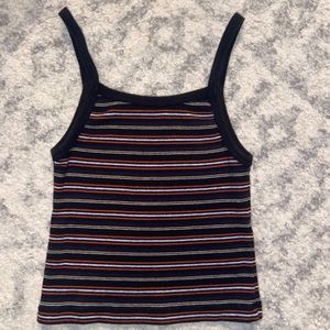 Brandy Melville Stripped Crop Top